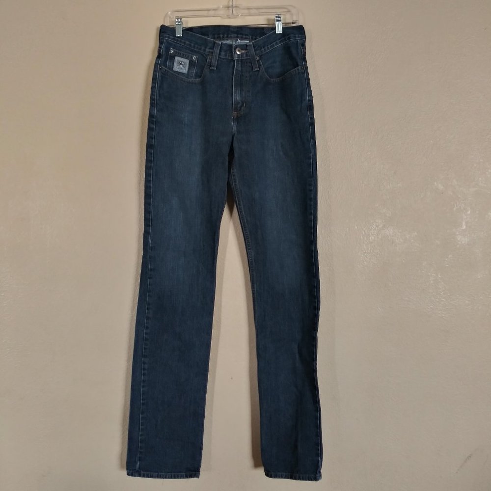 Cinch Silver Label Mid Rise Slim Straight Leg Jeans Men's 31x37